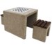 Set mese cu banci sau scaune din beton/ marmura-discount la orice comanda!